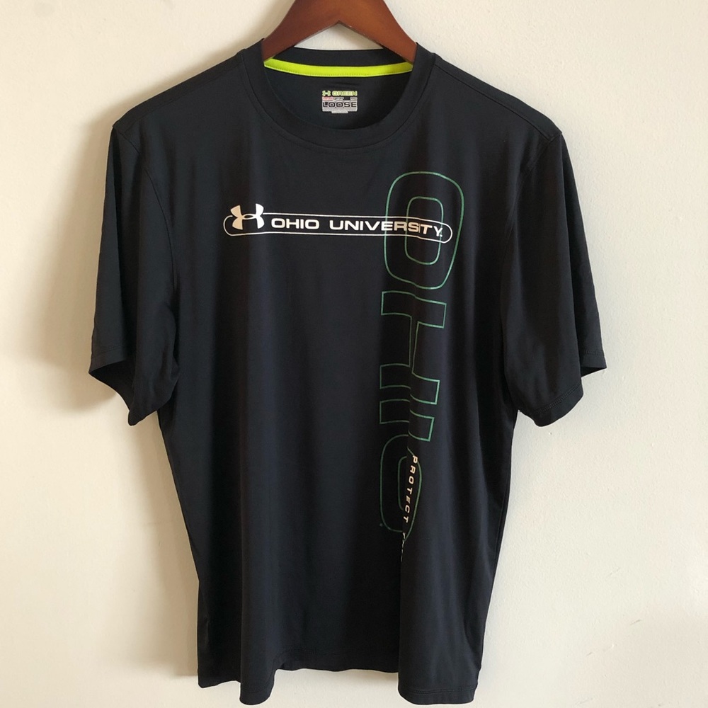 Under Armour M Heat Gear Loose Ohio University tee